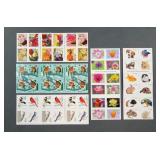 US Forever Stamp Sheets, 3 Sets of 5 Designs