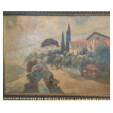 V Ricardo Painting Capri Scene