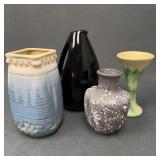 Vintage Pottery Vases and Kenwood Pitcher