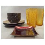 Drinkware and Tableware Lot, 8 Pieces