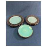 Royal Norfolk & Elite Reactive Glaze Plates Set