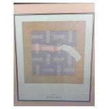 Renato Ricci Abstract Serigraph Print