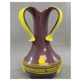 Czech Kralik Tango Glass Vase