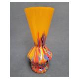 Multicolor Art Glass Vase