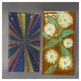 Higgins Fused Glass Starburst & Floral Panels