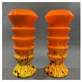 Steinwald Stepped Art Deco Vases