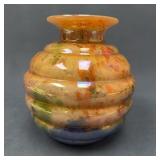 Czech Cased Glass Vase