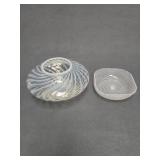 Glass Vase and Bowl