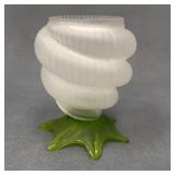 Kralik Frosted Shell Vase