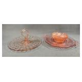 Pink Depression Glass Lot