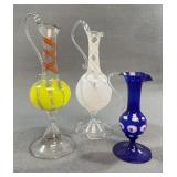 Meyers Art Glass Miniature Ewers