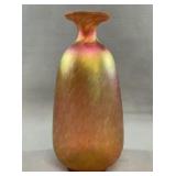 Loetz Papillon Iridescent Glass Vase 11.5 Inch