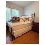 Metal Bed Frame, 62ï¿½ Wide, 63ï¿½ Tall Headboard