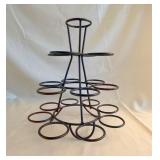 Metal Wire Wine Bottle Rack Holder Stand