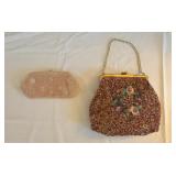 2 Beaded Evening Bags, One Walborg, One Japan
