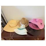 Sun and Bucket Hats, Lot of 6