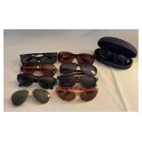 7 Sunglasses: Ray-Ban, Oscar de la Renta
