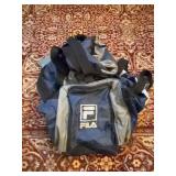 Fila Blue and Gray Duffle Bag