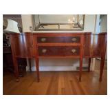 Mahogany Federal Style Sideboard with Brass Pulls