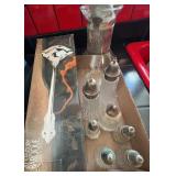 Glass Shakers, Pitcher, Baroque Ladle