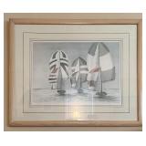 William J. Westenhaver Sailboats Signed Print