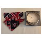 Coach Dog Collar & Univ. of S. Carolina Bandana
