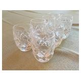 8 Waterford Cut Crystal Shot Glasses