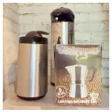 Italexpress 6-Cup Moka Pot & 2 Airpots