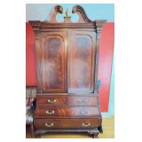 Mahogany Armoire, 51x24x83, With Shelf