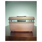 Samsonite Mauve Hard Shell Suitcase, Cosmetic Case