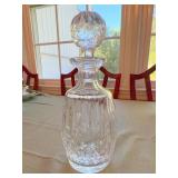 Waterford Signed Crystal Decanter with Stopper