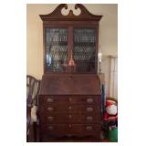 Mahogany Drop-Leaf Secretary Cabinet 36x19x75ï¿½