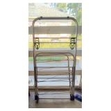 Metal Folding Drying Rack with Multiple Tiers