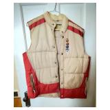 Avalanche Nylon Vest M With Ski Resort Pins