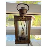 Dietz D-Lite Brass Lantern With FOG Edge Burner