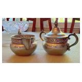 Gorham Sterling Creamer and Sugar Bowl Set