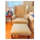 Southwood Wingback Chair With Ottoman