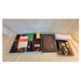 Desk Organizer With Office Supplies Assortment