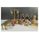 Assorted Brass and Alloy Decorative Items
