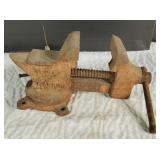 Vintage Columbian No. 63 Red Arrow Bench Vise