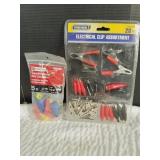 Assorted Electrical Clips And Assorted Connectors