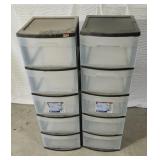Sterilite Five Drawer Carts
