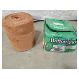 Spool of Polypropylene Twine and Button Caps