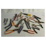 Assorted Snips, Clamps and Pliers