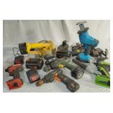 Assorted Power Tools, Batteries and More