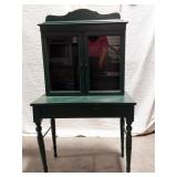 Small Painted Cabinet Desk