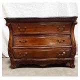 Wooden Dresser with Marble Top