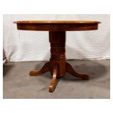Small Wood Circular Dining Table