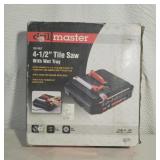 DrillMaster 4-1/2" Tile Saw with Wet Tray