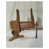 Vintage Cast Iron Clamp-On Vise